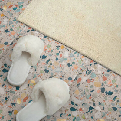 Vinyl tegels zelfklevend Een motief met verschillende stenen