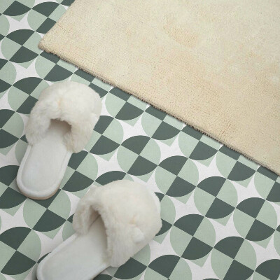 Zelfklevende vinyltegels Geometrische vormen van cirkels en vierkanten