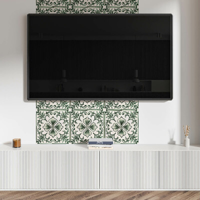 Pvc tegels Bladeren met harten in harmonie