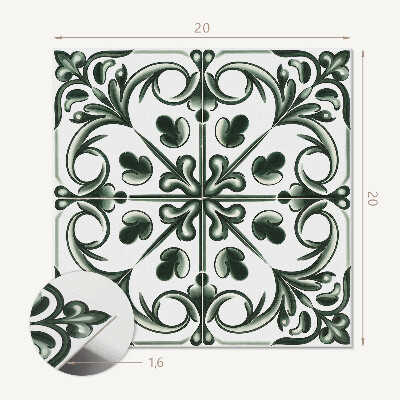 Zelfklevende vinyltegels Tegelplantmotief