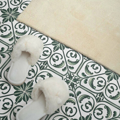 Pvc tegels Ornamentplantenpatronen in een subtiele vorm