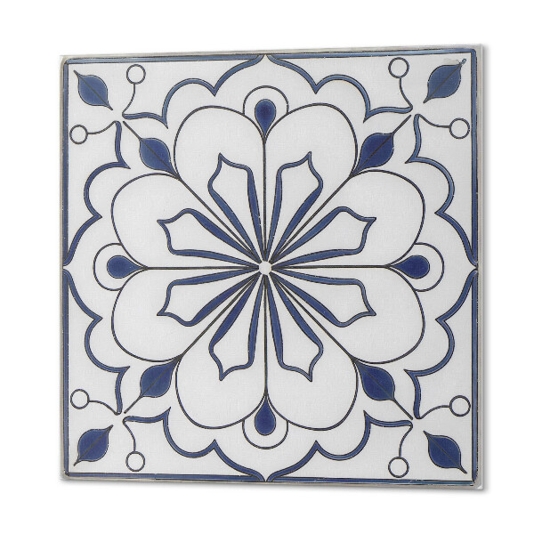 Pvc tegels Keramisch patroon met bloemen