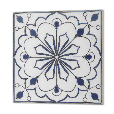 Pvc tegels Keramisch patroon met bloemen