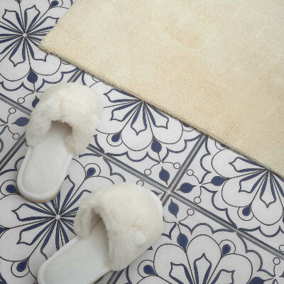 Pvc tegels Keramisch patroon met bloemen