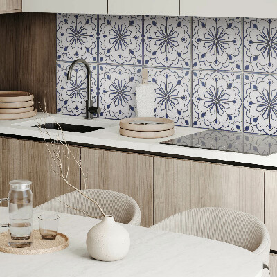 Pvc tegels Keramisch patroon met bloemen