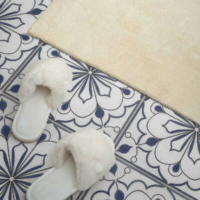 Pvc tegels Keramisch patroon met bloemen