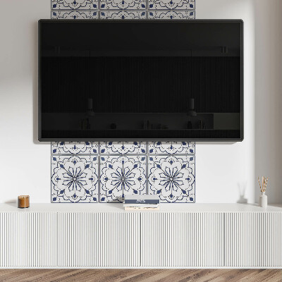 Pvc tegels Keramisch patroon met bloemen