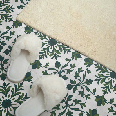 Pvc tegels Ornamenten met een plantenmotief