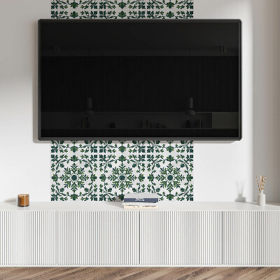 Pvc tegels Ornamenten met een plantenmotief