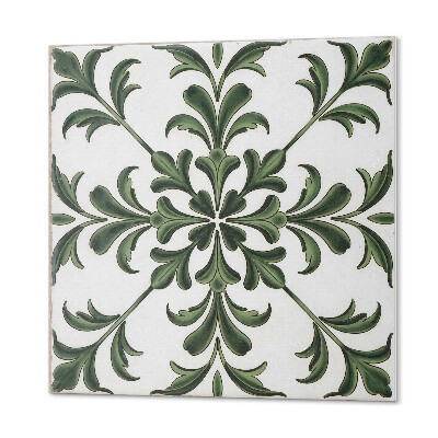 Vinyl tegels zelfklevend Bloemenmotief op de tegel