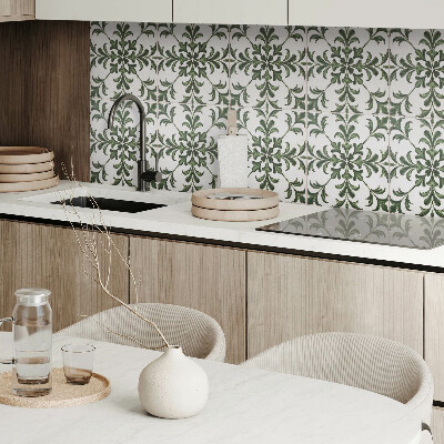 Vinyl tegels zelfklevend Bloemenmotief op de tegel