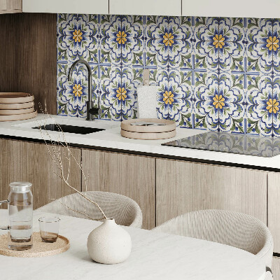 Pvc tegels Keramische decoraties met een bloemenaccent