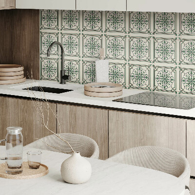 Vinyl tegels zelfklevend Ornamenten in een bloemmotief