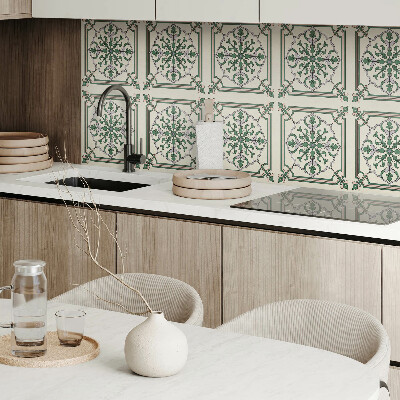 Vinyl tegels zelfklevend Ornamenten in een bloemmotief