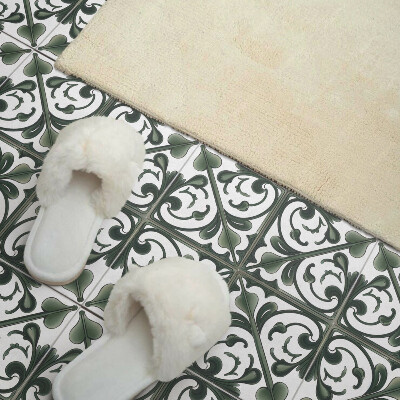 Zelfklevende vinyltegels Plantenornamenten in een stijlvolle uitvoering