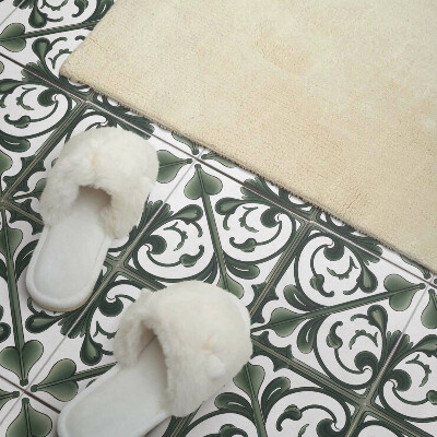 Zelfklevende vinyltegels Plantenornamenten in een stijlvolle uitvoering