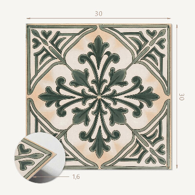 Pvc tegels Vierkant plantenpatroon