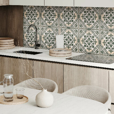 Vinyl tegels zelfklevend Botanisch motief op de tegel