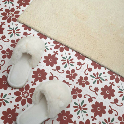 Pvc tegels Plantenpatroon met bladeren