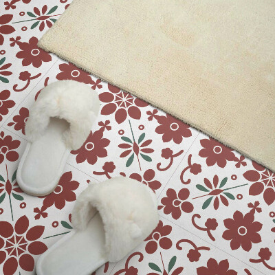 Pvc tegels Plantenpatroon met bladeren