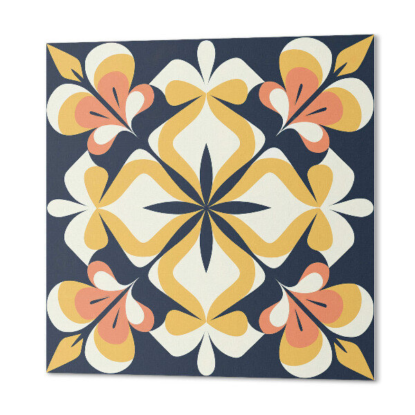 Pvc tegels Geometrie in een bloemenstijl