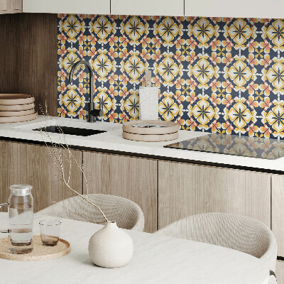 Pvc tegels Geometrie in een bloemenstijl