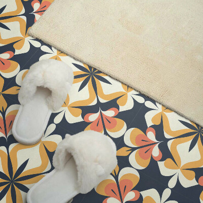 Pvc tegels Geometrie in een bloemenstijl