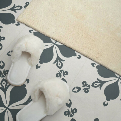 Zelfklevende vinyltegels Sierlijk bladpatroon