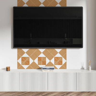 Zelfklevende vinyltegels Vormen in harmonieuze tinten