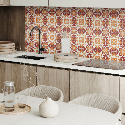 Zelfklevende vinyltegels Een plantenpatroon met bladaccenten