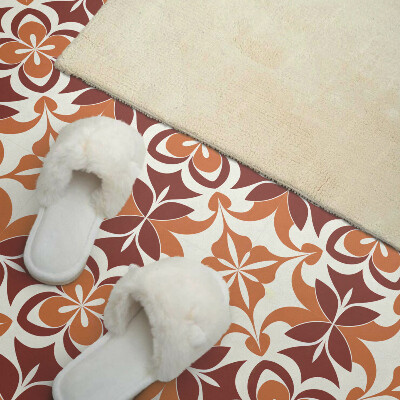 Zelfklevende vinyltegels Een plantenpatroon met bladaccenten