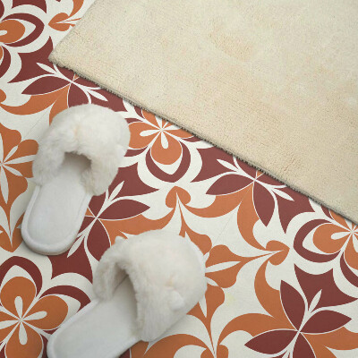 Zelfklevende vinyltegels Een plantenpatroon met bladaccenten