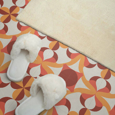 Pvc tegels Abstracte compositie van vormen