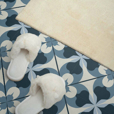 Zelfklevende vinyltegels Geometrisch patroon in een artistieke versie