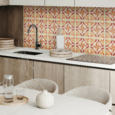 Pvc tegels Een modern bloemenmotief in een abstracte uitvoering