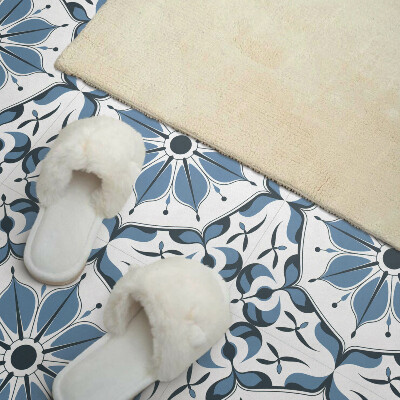 Vinyl tegels zelfklevend Bloemenprint met verfijnde accenten