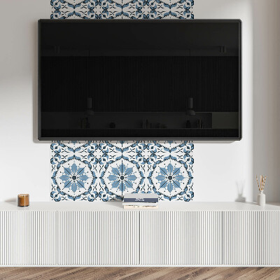 Vinyl tegels zelfklevend Bloemenprint met verfijnde accenten