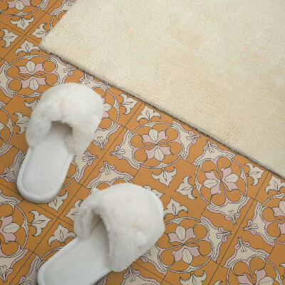 Zelfklevende vinyltegels Mozaïek bloemenpatroon