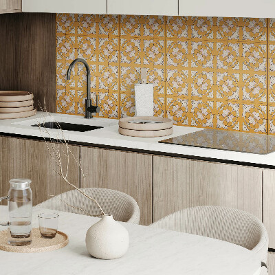 Zelfklevende vinyltegels Mozaïek bloemenpatroon