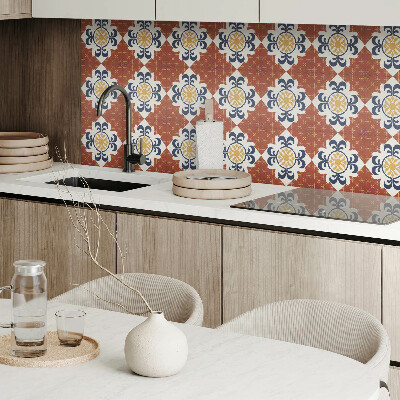 Pvc tegels Een bloemenmotief met subtiele vormen