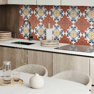 Pvc tegels Een bloemenmotief met subtiele vormen