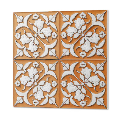 Vinyl tegels zelfklevend Een elegant bloemenmotief