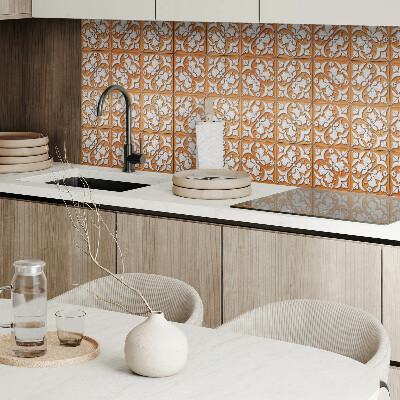 Vinyl tegels zelfklevend Een elegant bloemenmotief