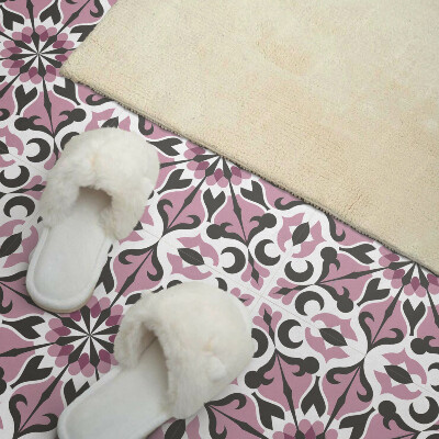 Zelfklevende vinyltegels Symmetrische plantenmotieven in harmonie