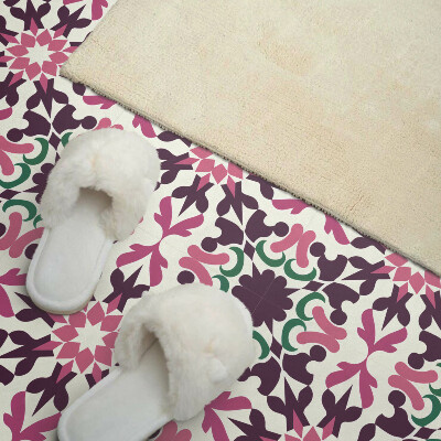 Pvc tegels Plantenpatroon in harmonieuze symmetrie