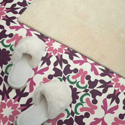 Pvc tegels Plantenpatroon in harmonieuze symmetrie