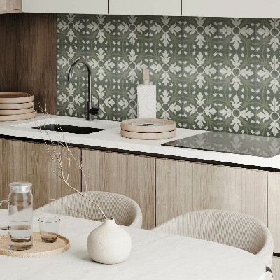 Vinyl tegels zelfklevend Bloemenpatroon op keramiek