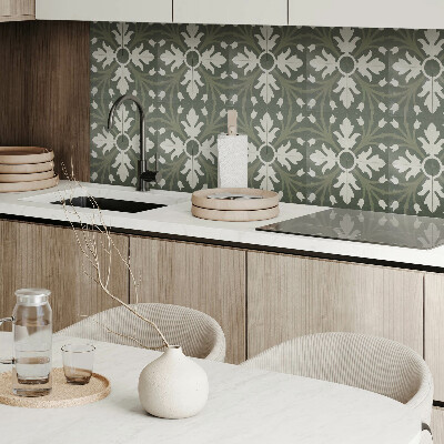 Vinyl tegels zelfklevend Bloemenpatroon op keramiek