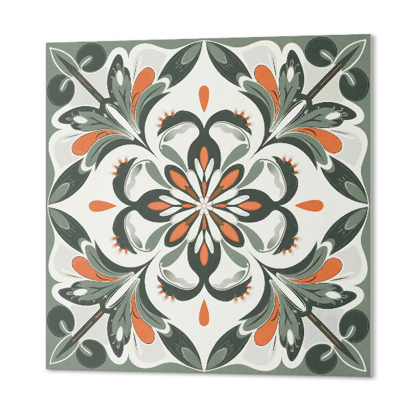 Pvc tegels Bloemmotief met bladaccenten