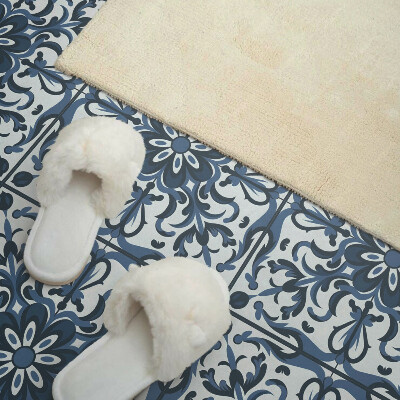 Zelfklevende vinyltegels Sierbloemen in artistieke stijl